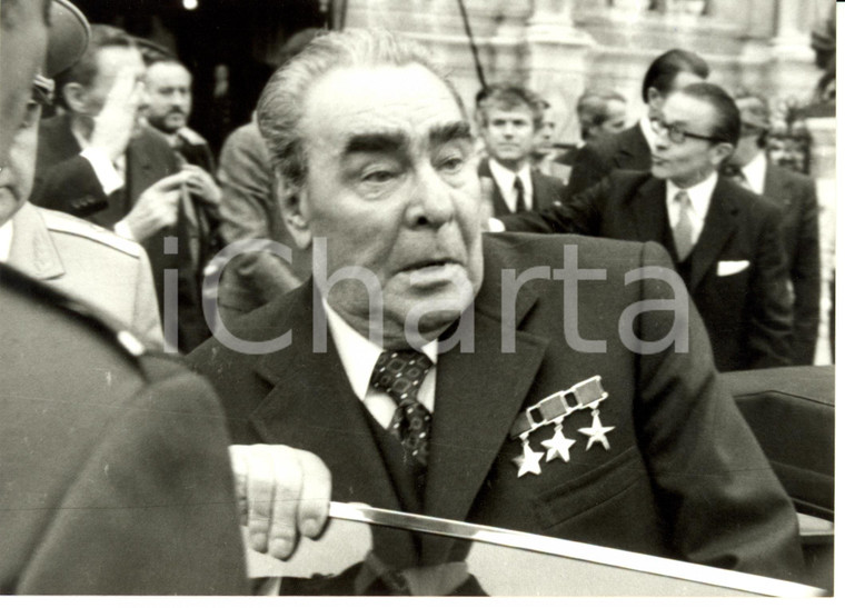 1982 PARIS Léonid ILITCH BREZNEV Segretario Partito COMUNISTA URSS *Foto
