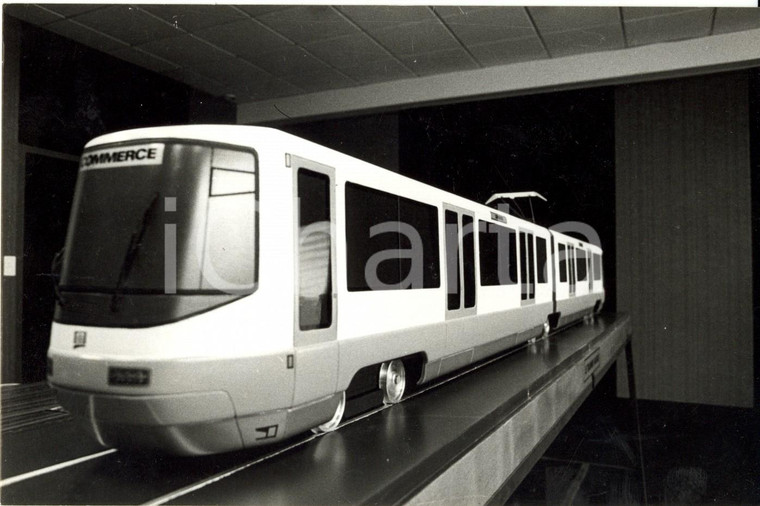 1981 NANTES (F) Modello scala 1/10 futuri tram NANTES e STRASBURGO *Fotografia 
