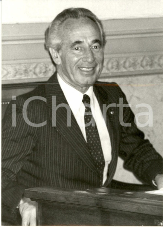 1984 PARIS (F) ASSEMBLEE NATIONALE Primo ministro isreaeliano Shimon PERES *Foto