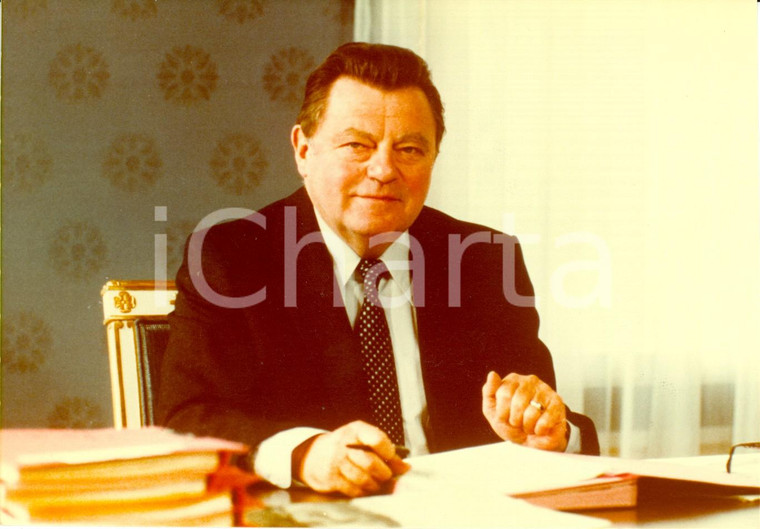 1980 BONN (D) Ritratto di  Franz Josef STRAUSS candidato CDU-CSU a Cancelleria