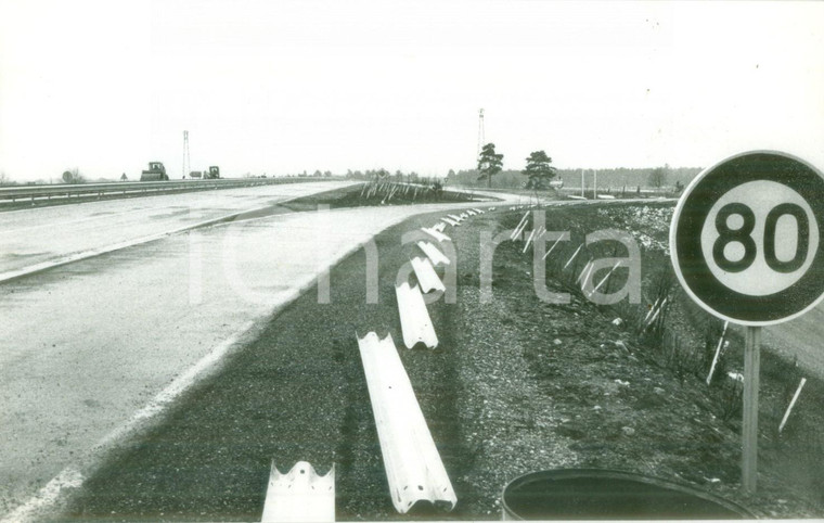 1995 ca CERNAY (FRANCE) Lavori di deviazione autostradale *Fotografia