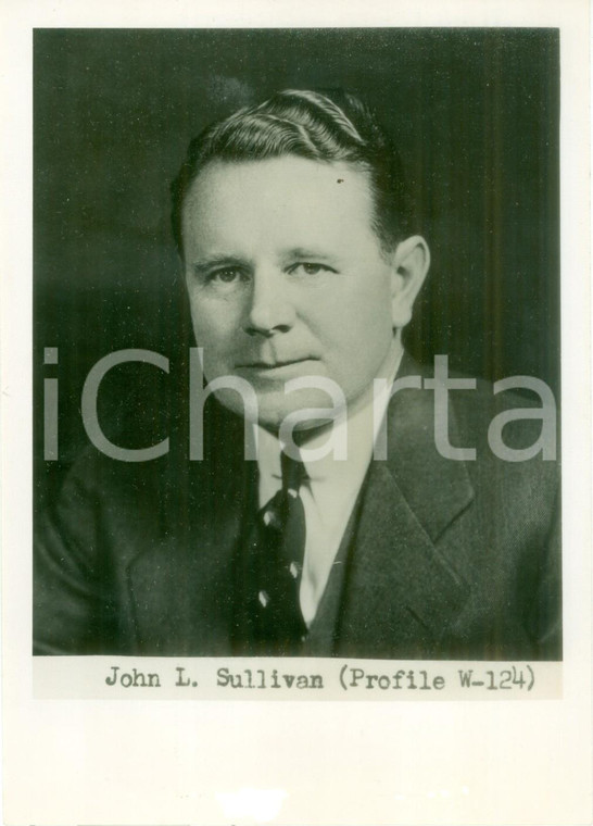1950 ca WASHINGTON (USA) Politico John L. SULLIVAN *Fotografia RISTAMPA