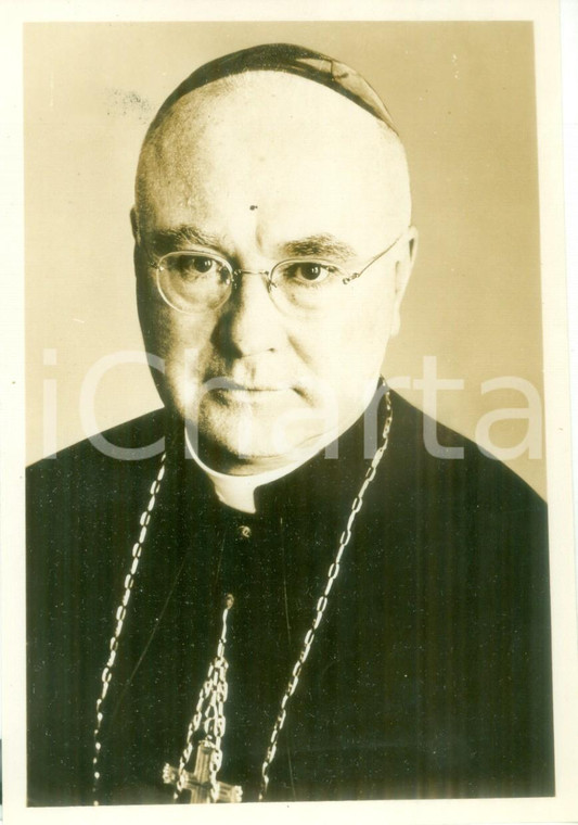 1944 NEW YORK (USA) Arcivescovo Francis J. SPELLMAN *Fotografia