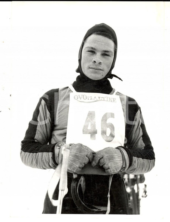 1950 ca SWITZERLAND Campionati SCI ALPINO Ritratto di Alex KALTENBRUNNER