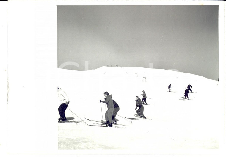 1950 ca SWITZERLAND Campionati SCI ALPINO Atleti in allenamento *Foto