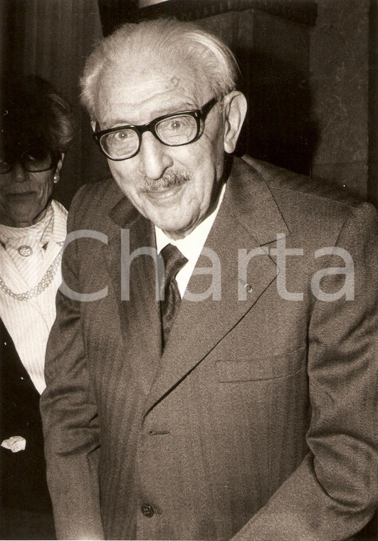 1985 PARIS Parti SOCIALISTE Française Jules MOCH Portrait *Photographie