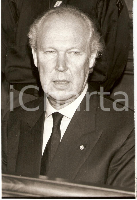 1991 PARIS Principe VITTORIO EMANUELE IV al banco degli imputati *Fotografia