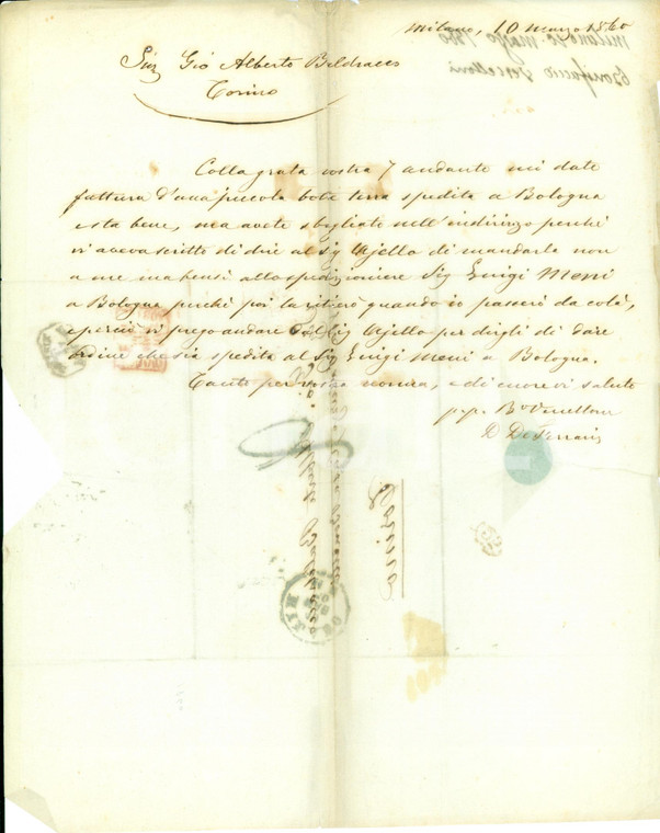 1860 MILANO Bonifacio VERCELLONI attende botte terra Giovanni Alberto BALDRACCO