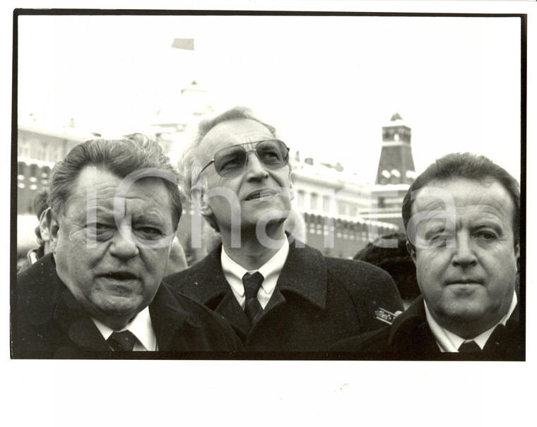 1987 AMBURGO (D) Gerold TANDLER Ministro e Franz Joseph STRAUSS *Fotografia