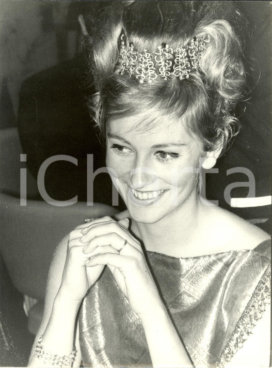 1960 ca BELGIO Principessa Paola Ruffo di Calabria Ritratto *Fotografia 18 x 24