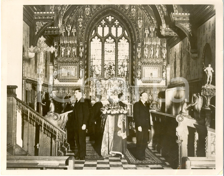 1936 SANDRINGHAM (UK) King George V lying-in-state Church SAINT MARY MAGDALENE