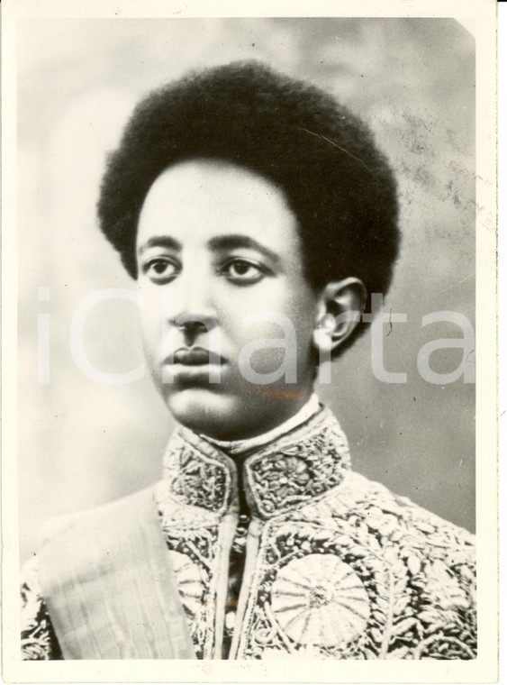 1937 ADDIS ABEBA ASFAW WOSSEN primogenito del Negus ETIOPIA Hailé SELASSIE *Foto