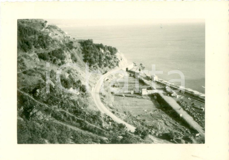 1959 GENOVA Cantiere di costruzione autostrada per SAVONA *Foto cm 12 x 9
