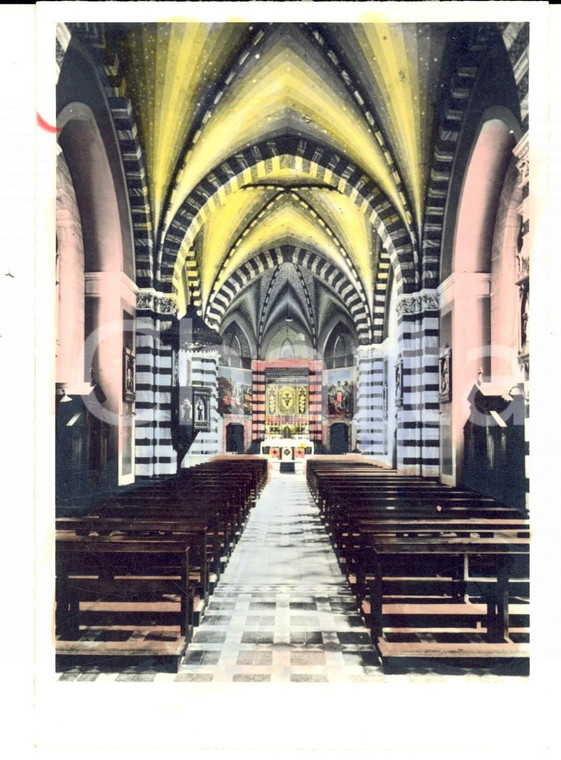 1950 CASTEL SANT'ELIA Santuario MARIA SS. AD RUPES *Foto seriale COLORATA A MANO