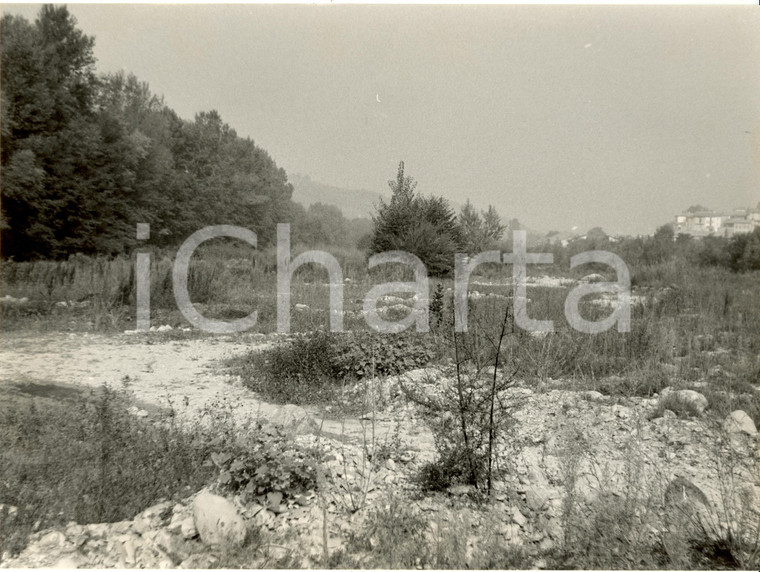 1982 BAGNARIA (PV) Torrente STAFFORA - L'alveo in secca con strepaglie *Foto