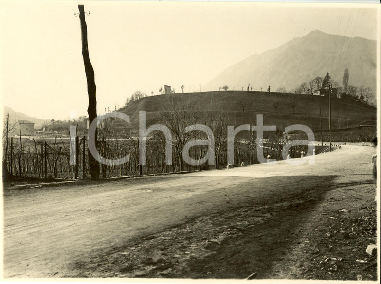 1932 BERGAMO Strada Statale n°42 del TONALE e della MENDOLA tra i vitigni *Foto