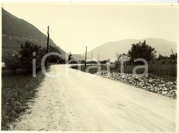 1932 BERGAMO Strada Statale n°42 del TONALE e della MENDOLA veduta curva *Foto