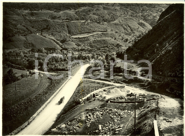 1932 BERGAMO Strada Statale n°42 del TONALE e della MENDOLA a fondo valle *Foto