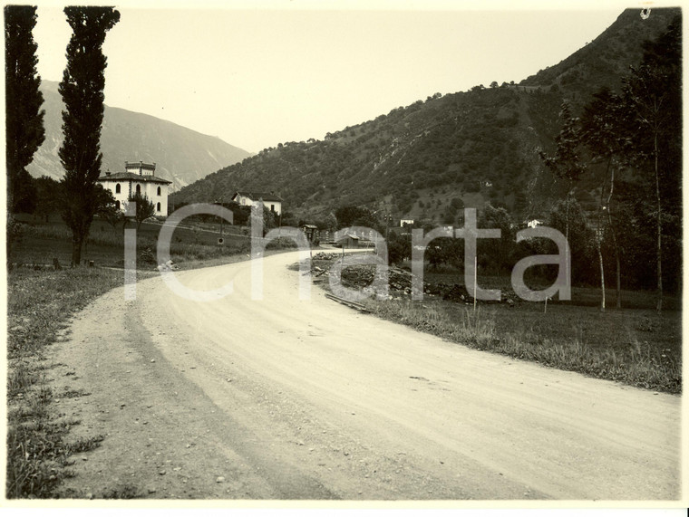 1932 BERGAMO Strada Statale n°42 del TONALE e della MENDOLA tra le Prealpi *Foto