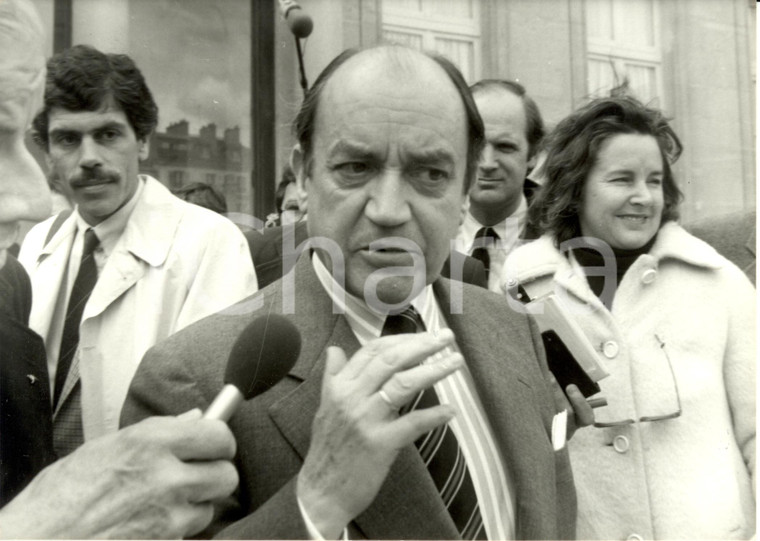 1982 PARIS (F) ELYSEE Claude CHEYSSON Ministre des Relations Extérieures *Photo