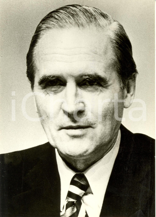 1989 GERMANIA Karl CARSTENS Presidente del Bundestag Ritratto *Fotografia