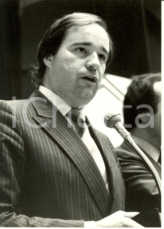 1983 PARIS (F) Jean-Michel BAYLET President Mouvement Radicaux de Gauche *Photo