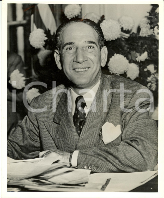 1950 ca USA Vincent Richard IMPELLITTERI Mayor of NEW YORK CITY *Photograph