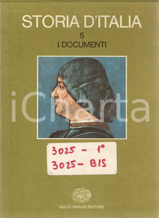 1974 STORIA D'ITALIA n.5 I documenti 2 VOLUMI *Edizione EINAUDI