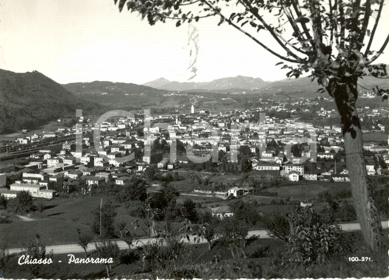 1955 CHIASSO (SVIZZERA) Panorama generale *Cartolina postale FG VG