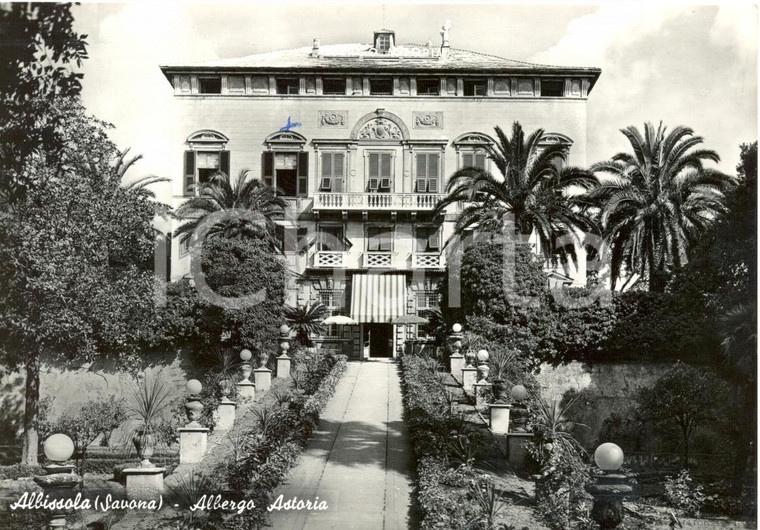 1950 ca ALSISSOLA (SV) Albergo Astoria *Cartolina postale FG VG