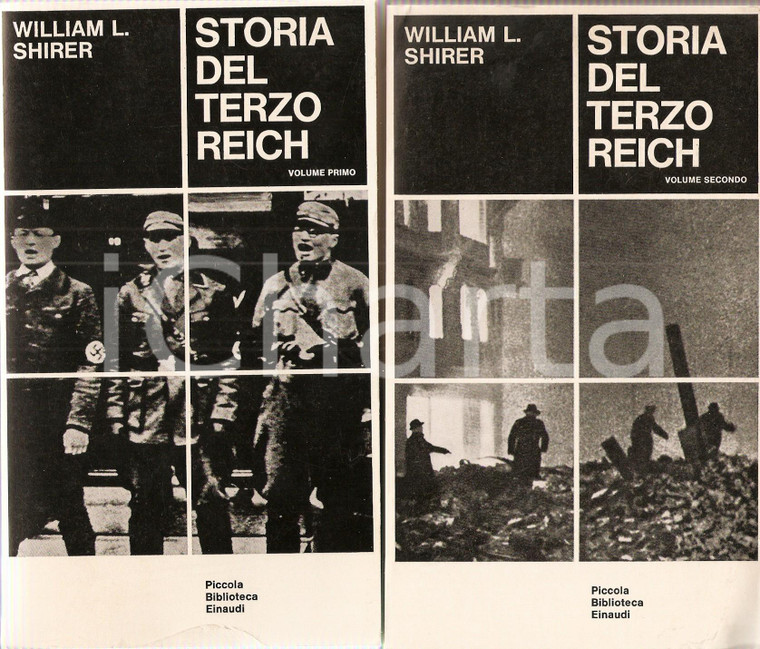 1974 William Lawrence SHIRER Storia del Terzo Reich 2 volumi *Ed. EINAUDI PBE 69