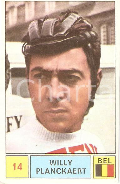 PANINI - SPRINT 1971 Figurina Willy PLANCKAERT n. 14 Ciclismo