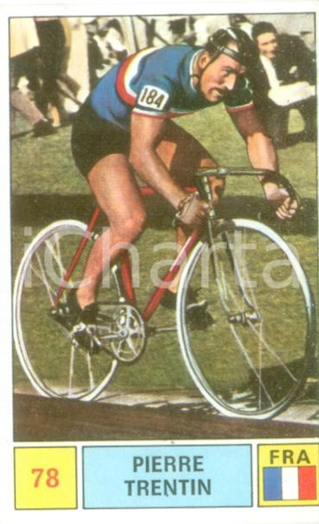 PANINI - SPRINT 1971 Figurina Pierre TRENTIN n. 78 *Ciclismo FRANCIA