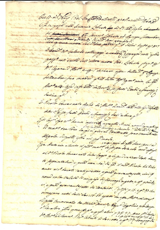 1801 NAPOLI PONTICELLI Contratto di matrimonio e corredo di Antonia LIBERTO