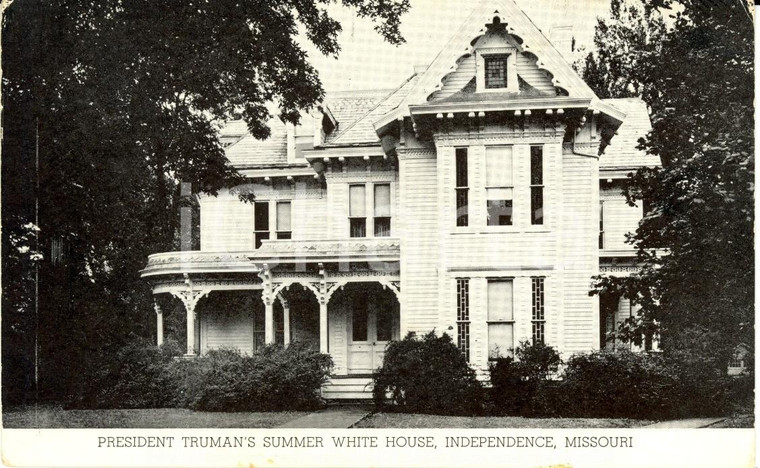 1945 ca INDEPENDENCE, MISSOURI (USA) Casa del Presidente Harry TRUMAN *FP NV