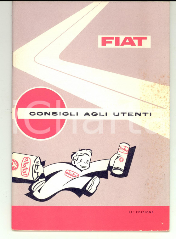 1966 TORINO FIAT Consigli agli utenti *Libretto pubblicitario ILLUSTRATO