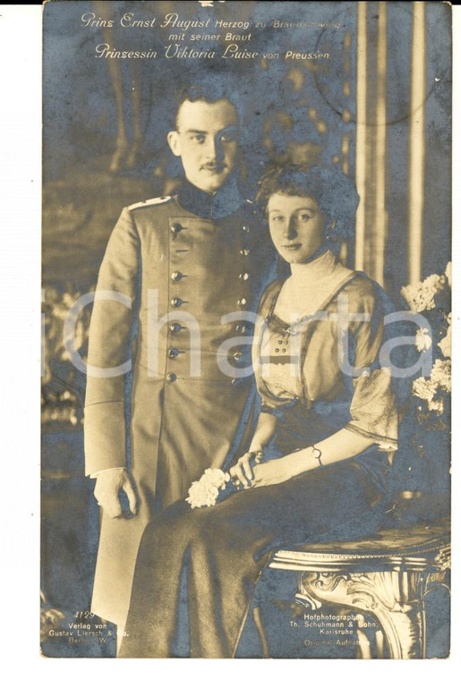 1913 Prinz Ernst August zu BRAUNSCHWEIG - Viktoria Luisa von PREUSSEN *Postcard