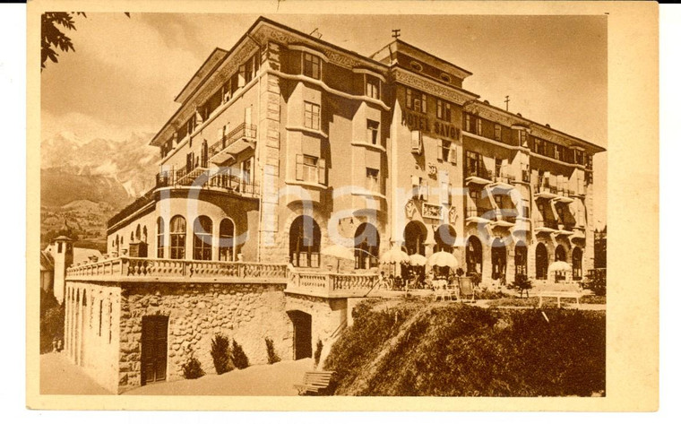 1930 ca CORTINA D'AMPEZZO (BL) Grand Hotel SAVOY - M. e A. APOLLONIO *Cartolina