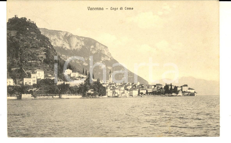 1913 VARENNA (LC) Lago di COMO - Veduta panoramica *Cartolina FP VG