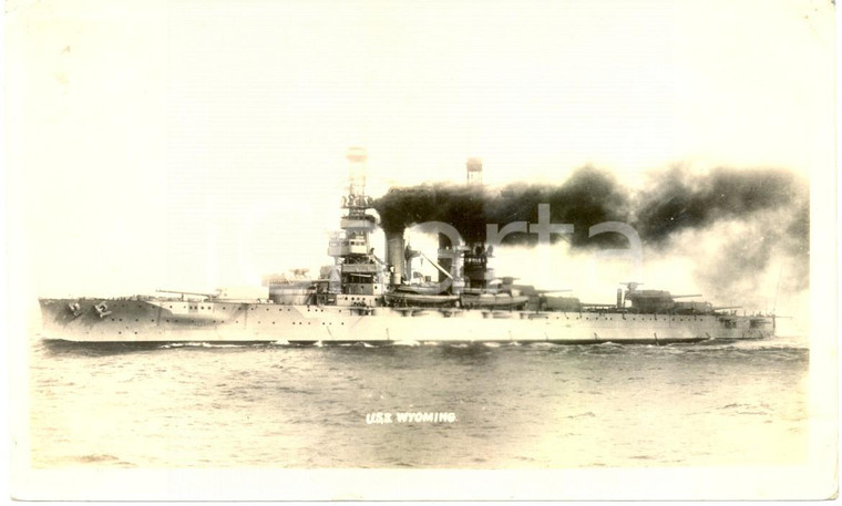 1930 ca U.S. NAVY Battleship WYOMING Corazzata *Fotografia seriale