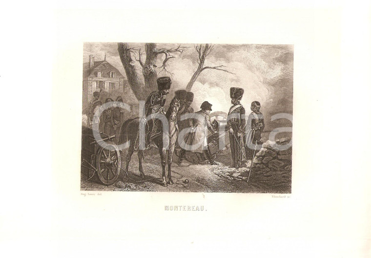 1879 HISTOIRE DE FRANCE Napoléon à MONTEREAU *Stampa inc. BLANCHARD