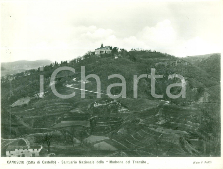 1955 CITTÀ DI CASTELLO Santuario Nazionale Madonna del TRANSITO CANOSCIO *Foto