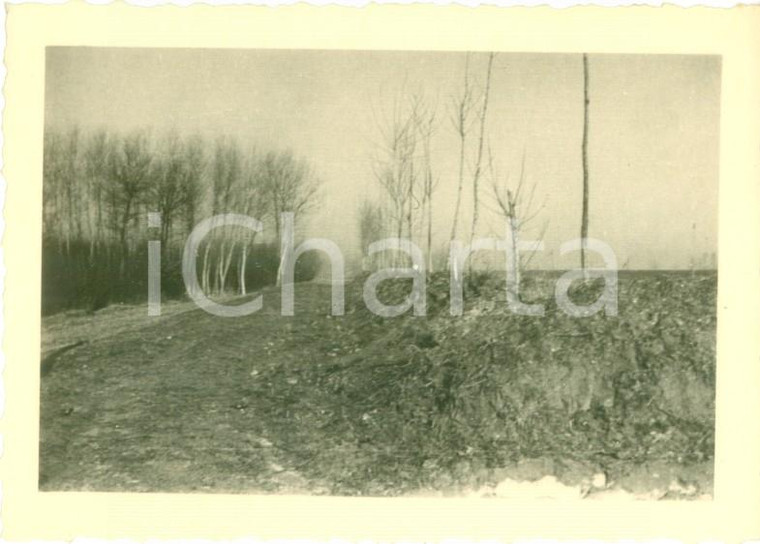 1951 ZINASCO PV Lavori di sistemazione Cascina CANTALUPA Fotografia cm 10 x 7
