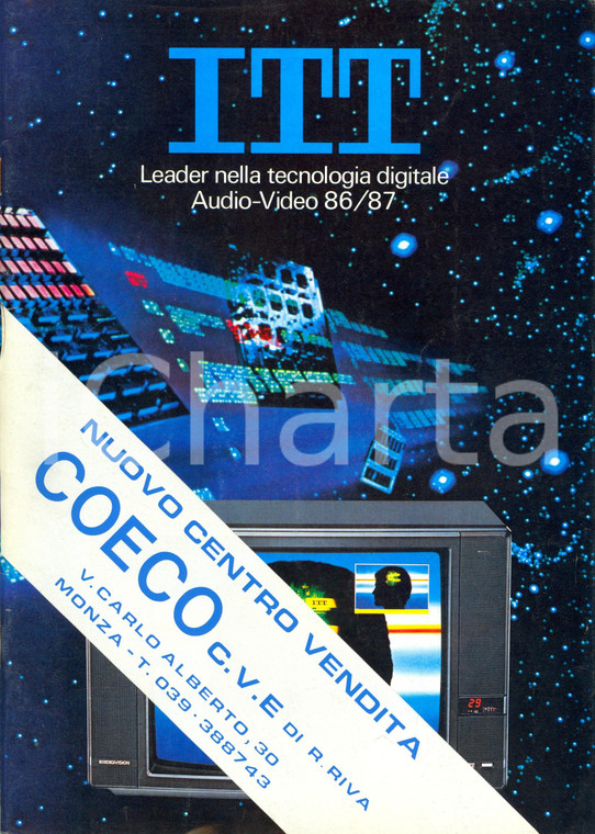 1985 CORSICO (MI) ITT tecnologia digitale audio-video *Catalogo ILLUSTRATO COECO