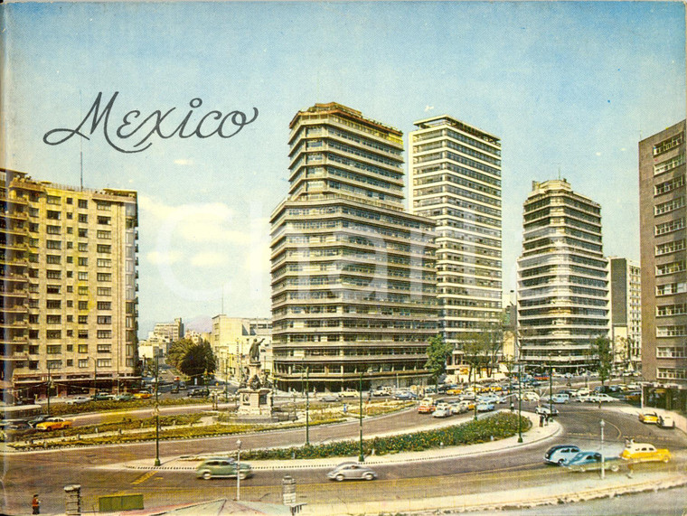 1955 ca MEXICO *Opuscolo turistico ILLUSTRATO in inglese e spagnolo con mappa