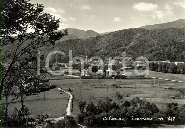 1959 CALIZZANO (SV) Veduta panoramica dell'abitato *Cartolina postale FG VG