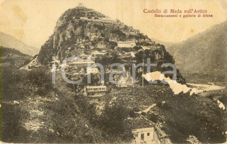 1910 ca VELO D'ASTICO (VI) Veduta del castello di MEDA *Cartolina postale FP NV