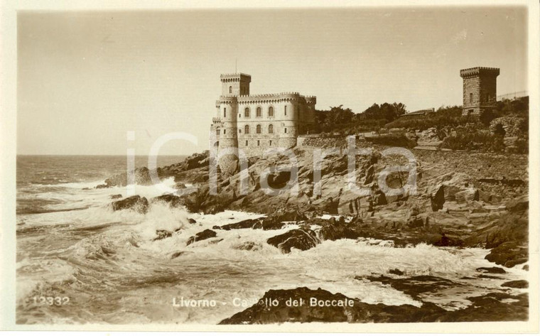 1930 ca LIVORNO Veduta del Castello del BOCCALE ad ANTIGNANO *Cartolina FP NV