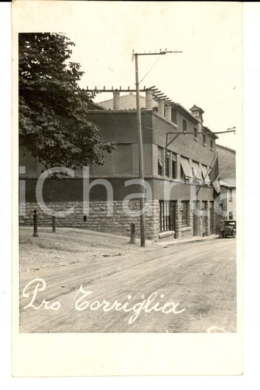 1940 ca TORRIGLIA (GE) Veduta con sede attuale Ente Parco dell'ANTOLA *Foto FP
