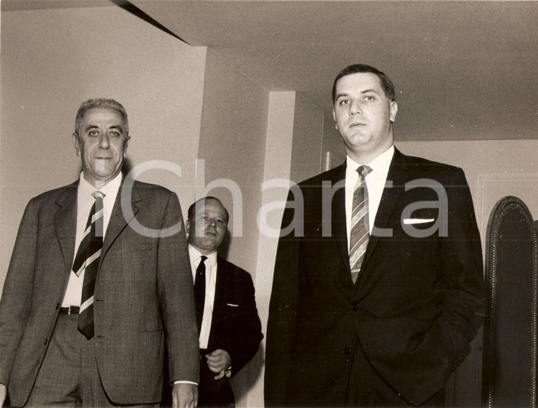1962 MILANO Congresso Internazionale CARBION Mr. BACKWITH con dirigenti *Foto